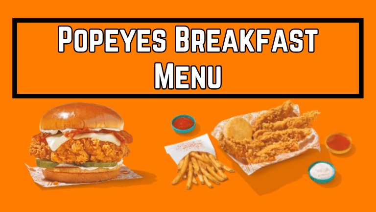 Popeyes Breakfast Menu