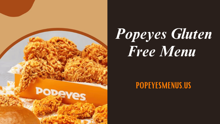 Popeyes Gluten Free Menu