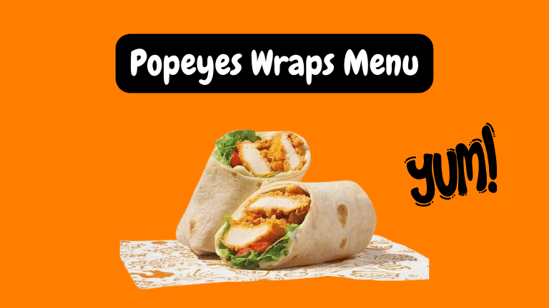 Popeyes Wraps Menu