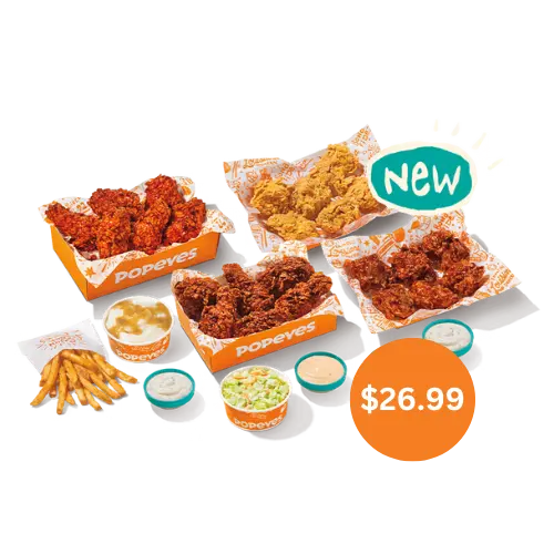 24Pc Boneless Wings Tailgate Bundle