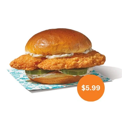 Flounder Fish Sandwich